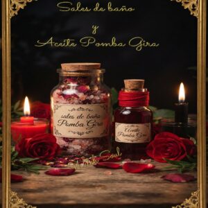 Sales Pomba Gira y aceite afrodisíaco